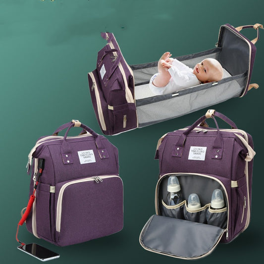 Baby Changing Bag – Large Diaper Bag Backpack with Insulated Pockets & Changing Mat